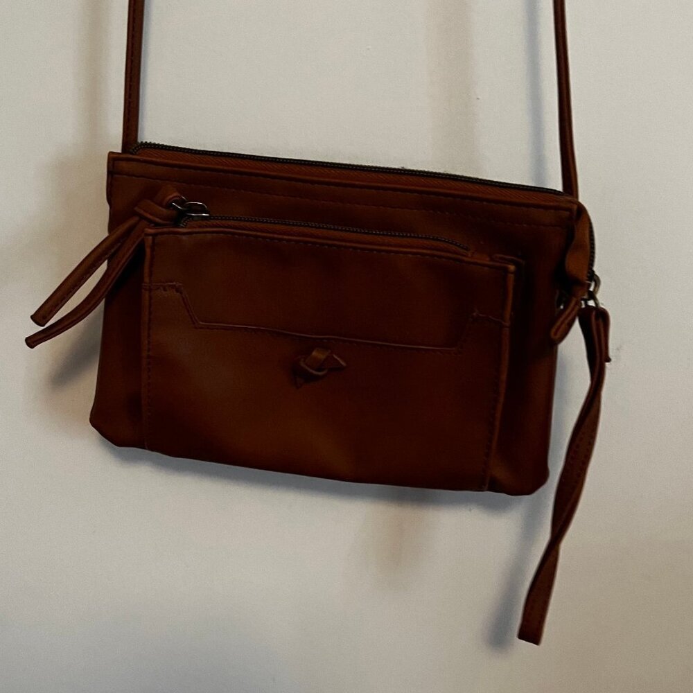 Small Brown Cross Body Purse Unbranded